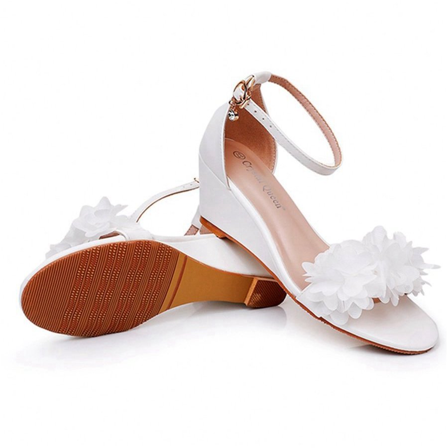 Floral Open Toe Ankle-Strap Beach Sandals