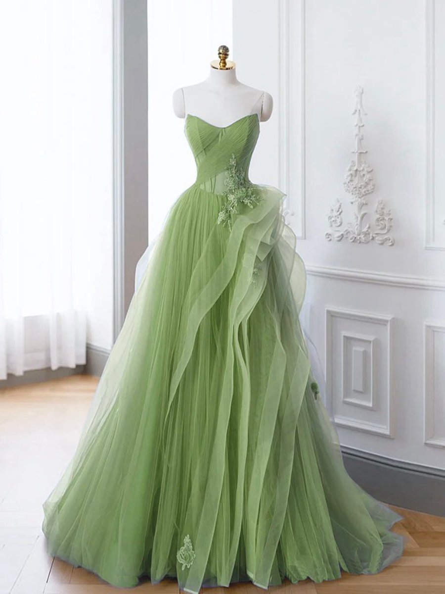 A-line Off Shoulder Long Prom Dresses Lace Long Evening Dresses