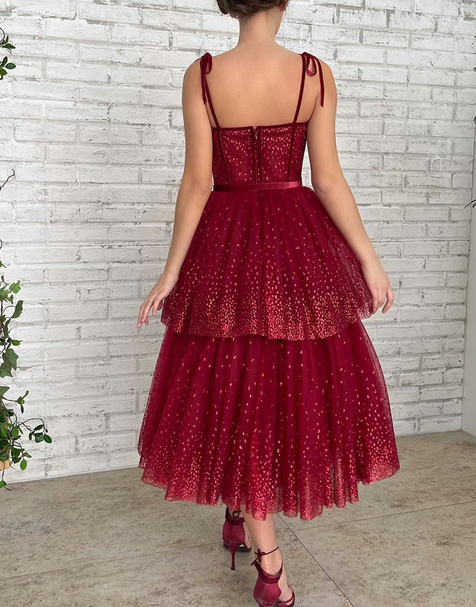 Tulle Glitter Homecoming Dresses