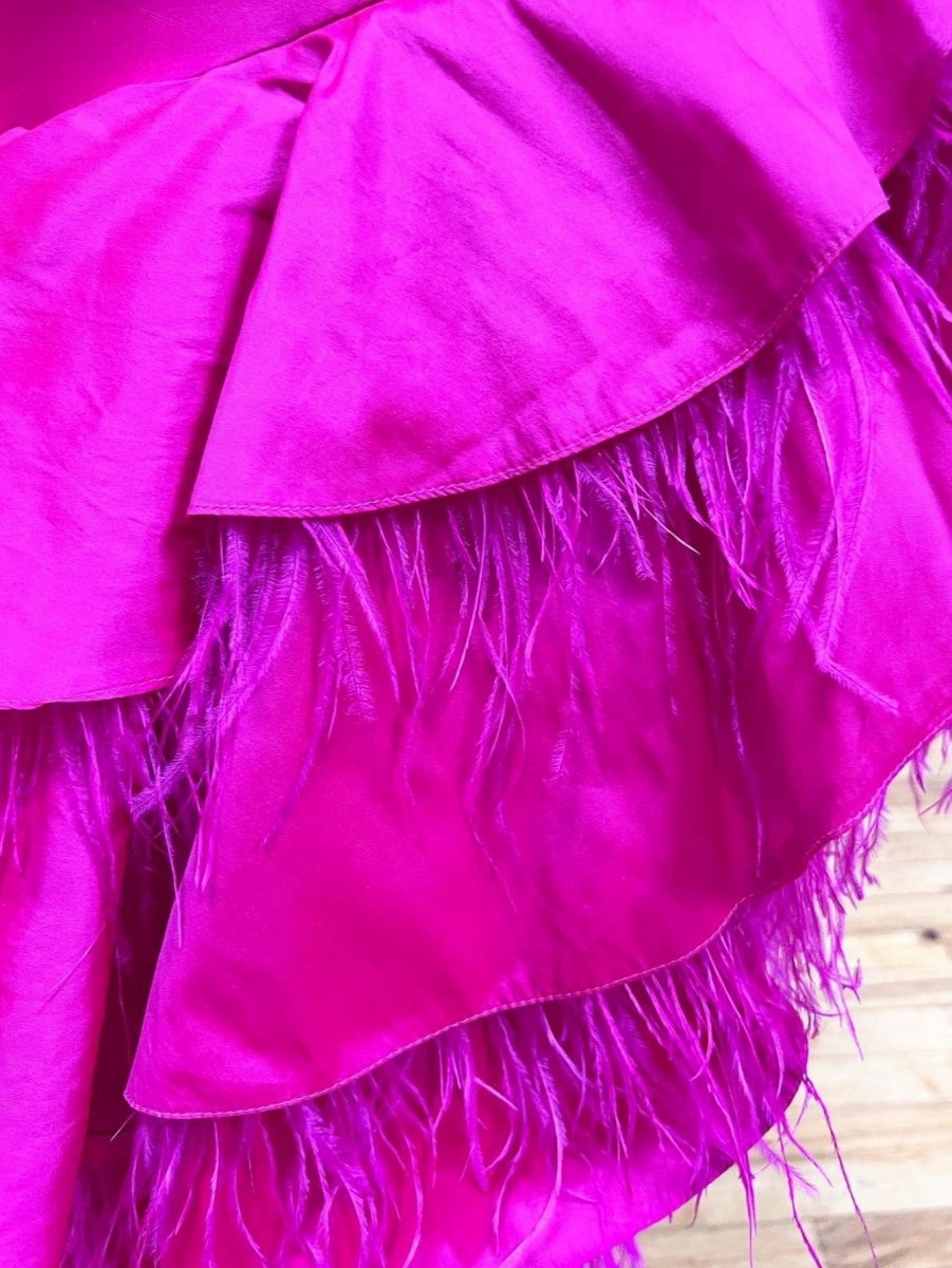 A-line V Neck Irregular Long Prom Dresses