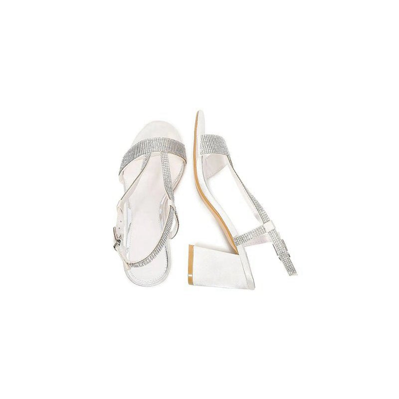 Rhineshones Open Toe Block Heel Sandal