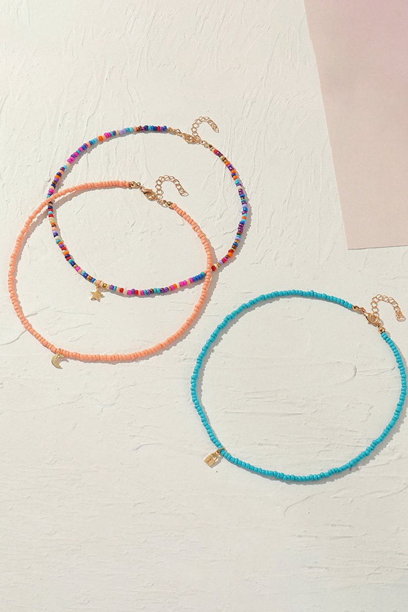 Three-color Boho Style Necklace