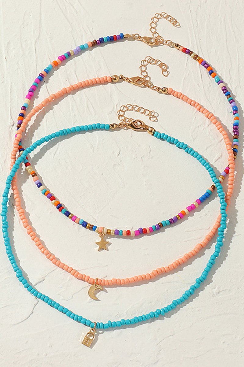 Three-color Boho Style Necklace