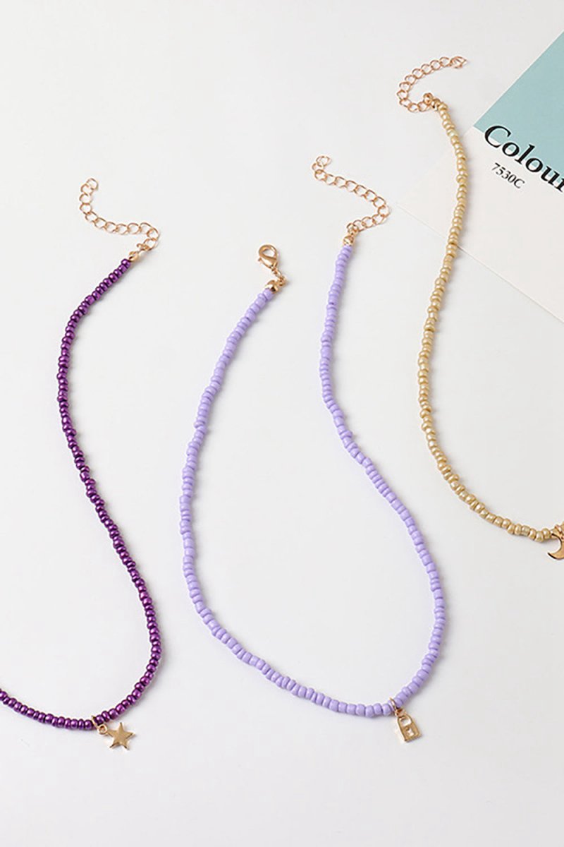 Three-color Boho Style Necklace
