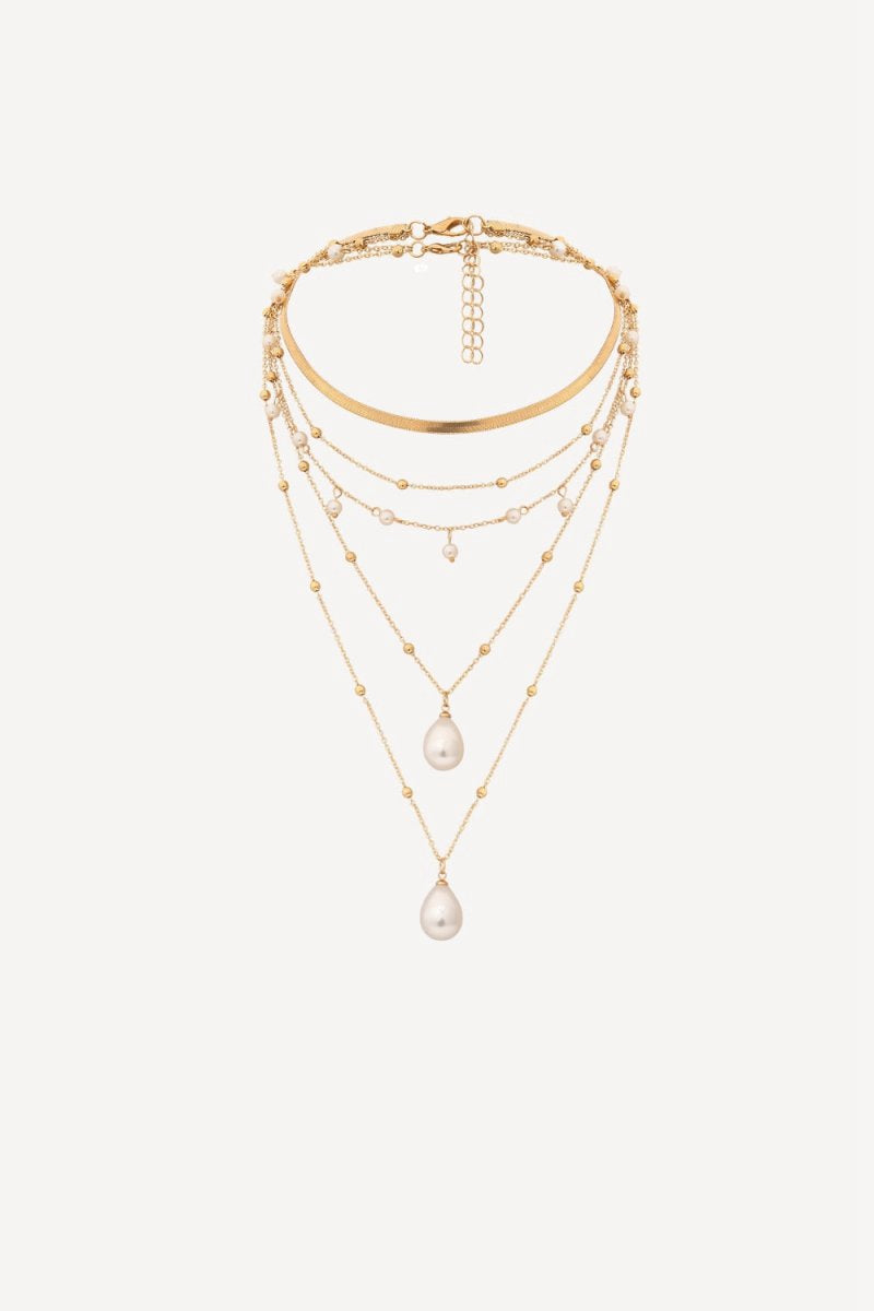 Water Drop Pearl Pendant Necklace