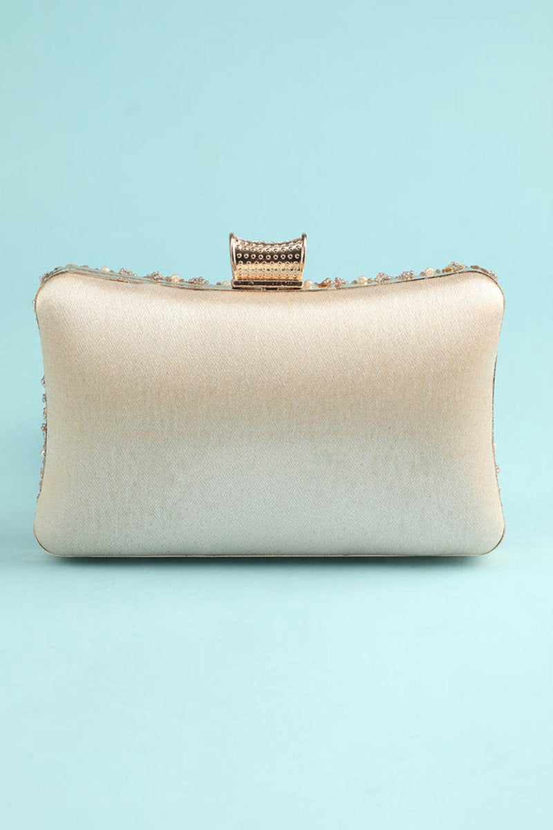 Reto Pearl Embroidery Handbag