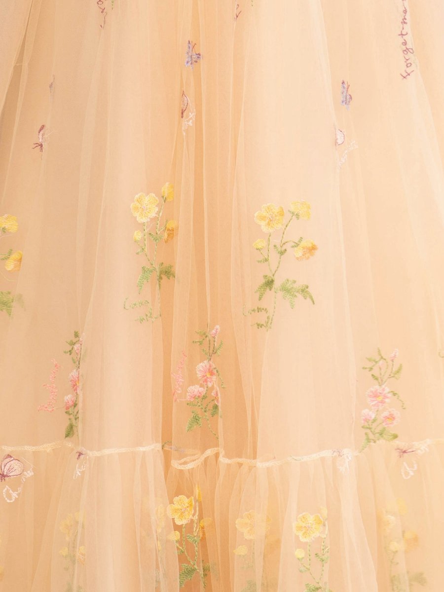 A-line Sweetheart Long Prom Dresses with Embroidery