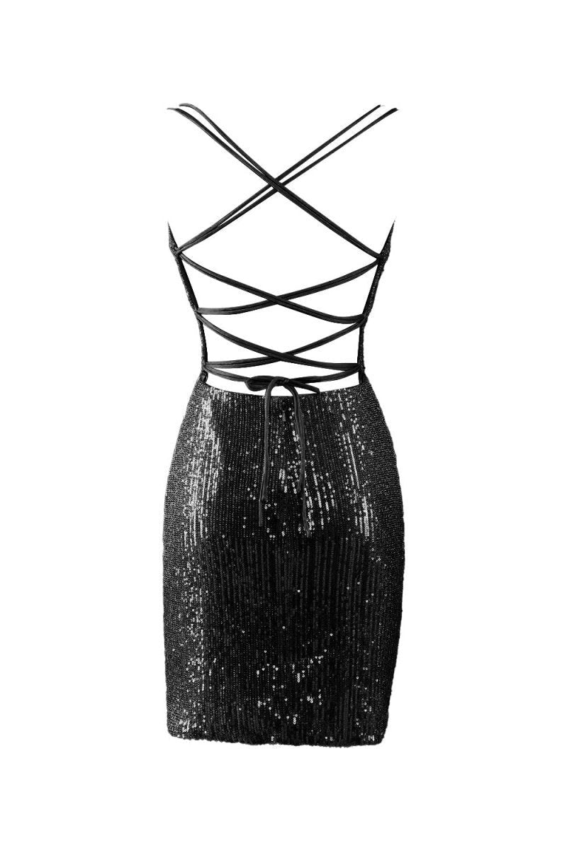 Bodycon V Neck Sequins Homecoming Dresses