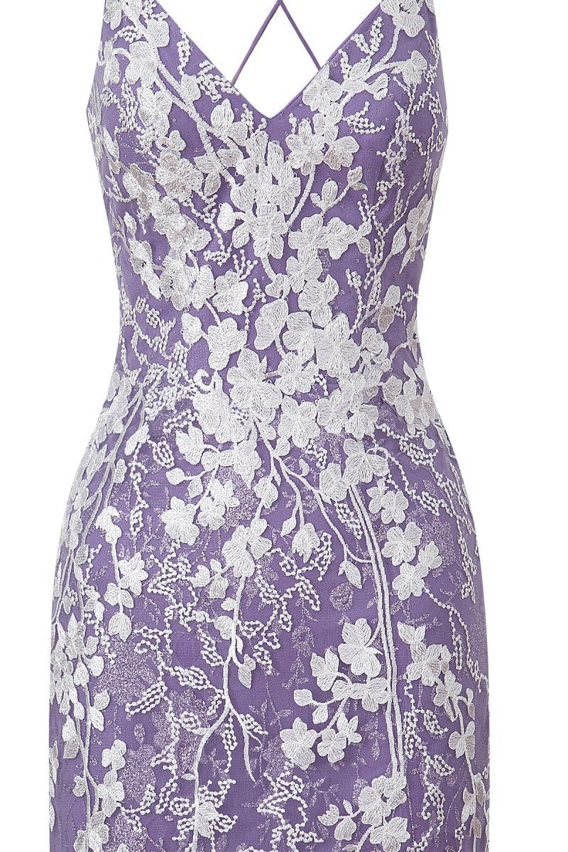 Sheath Short Spaghetti Straps Lace Homecoming Dresses