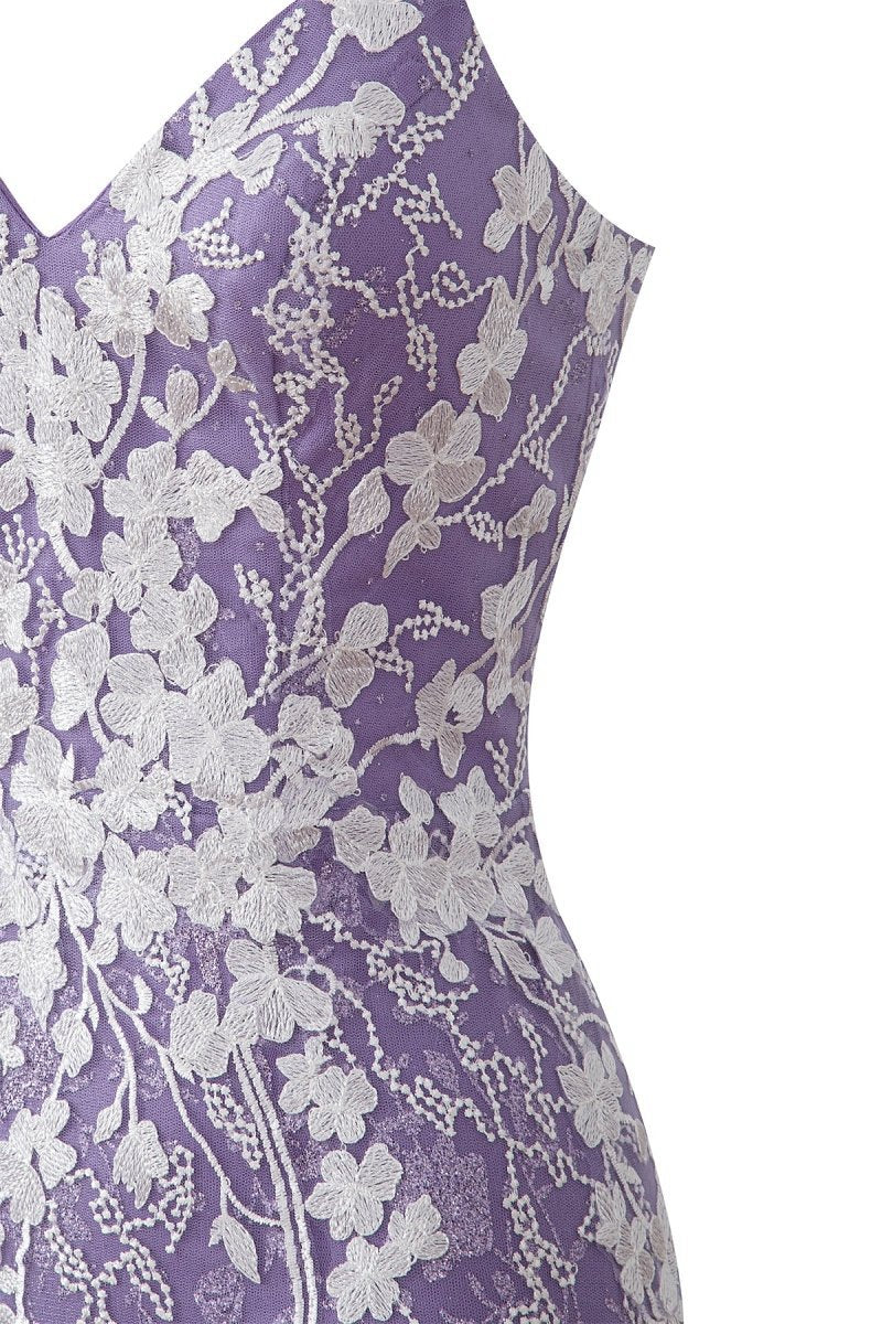 Sheath Short Spaghetti Straps Lace Homecoming Dresses