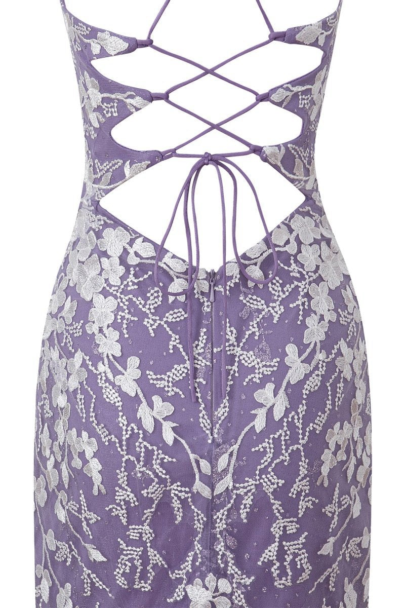 Sheath Short Spaghetti Straps Lace Homecoming Dresses