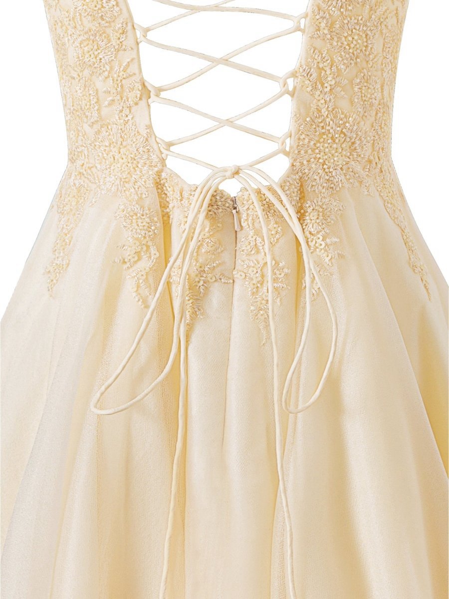 A-line Chiffon Short Homecoming Dresses