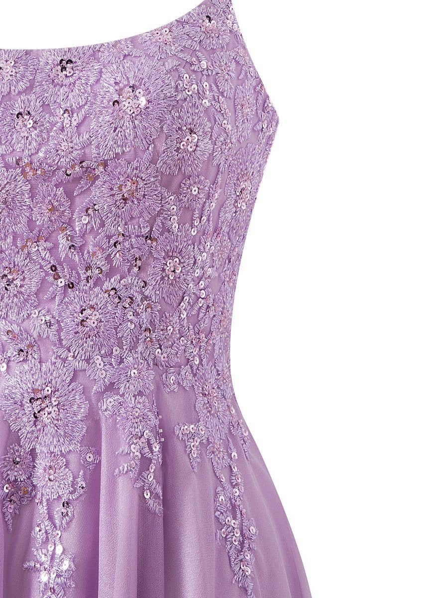 A-line Chiffon Short Homecoming Dresses