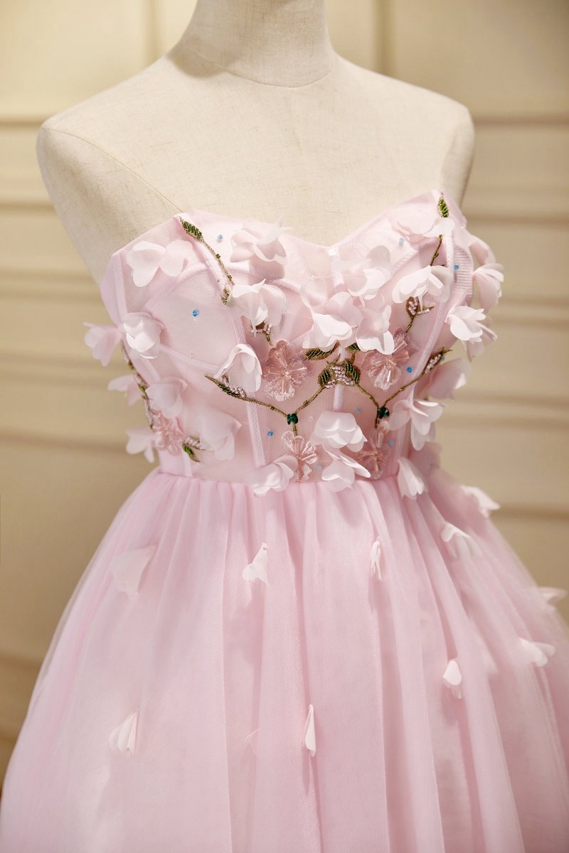 A-line Tulle Short Homecoming Dresses