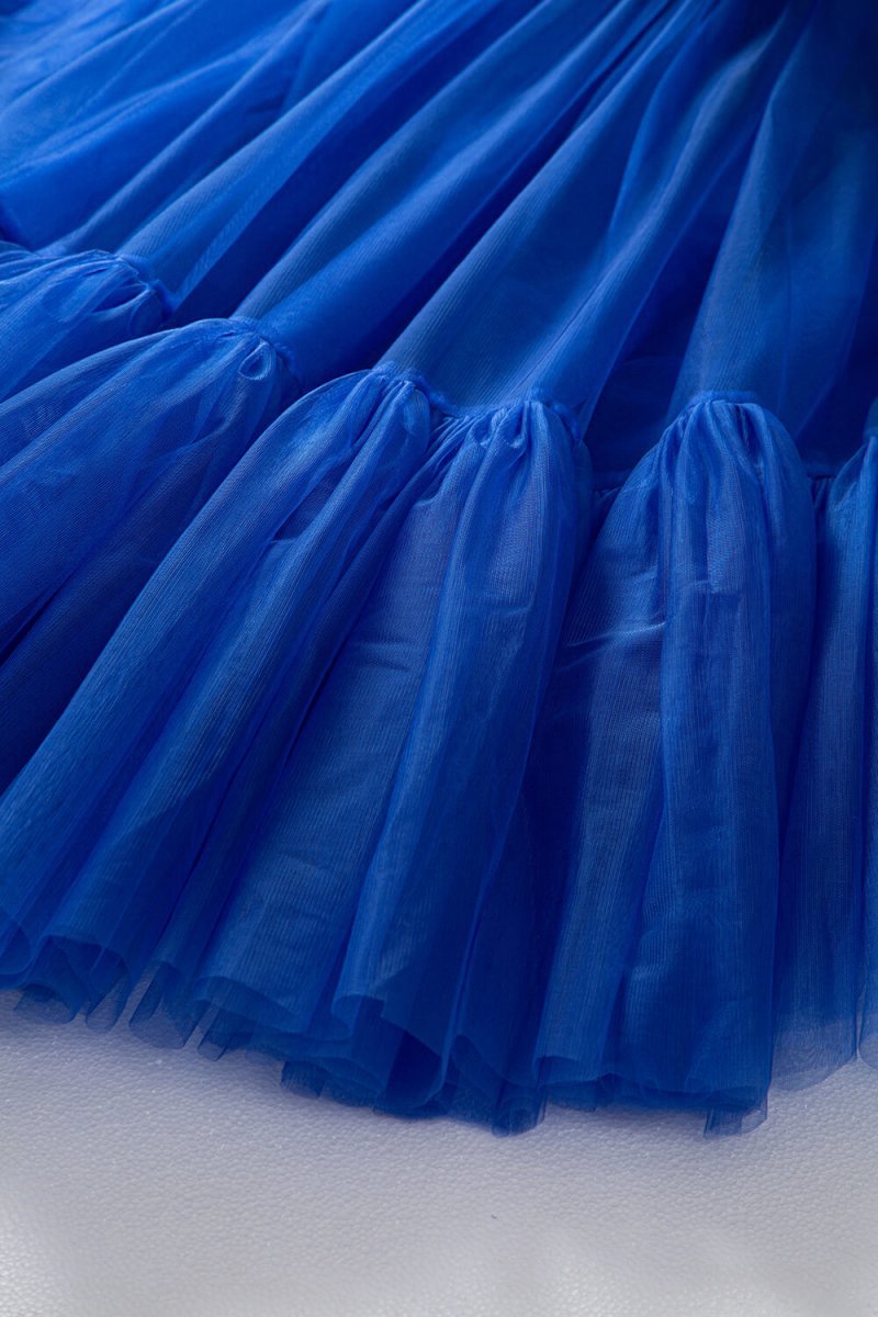 One-Shoulder Cocktail Tulle Dresses