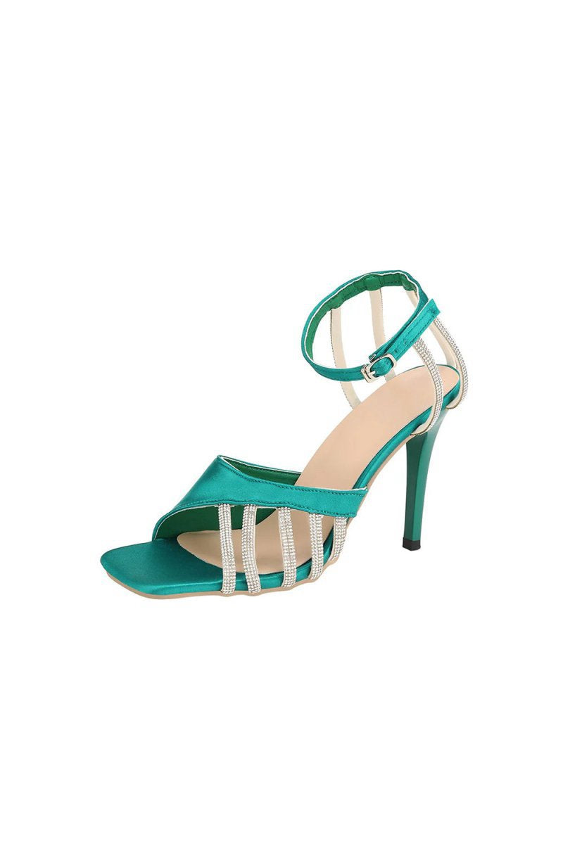 Buckle Fish Mouth High Heel Shoes