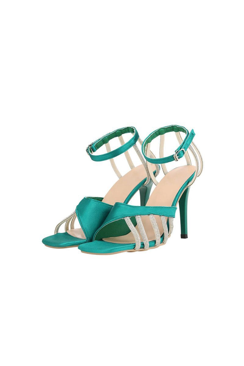 Buckle Fish Mouth High Heel Shoes