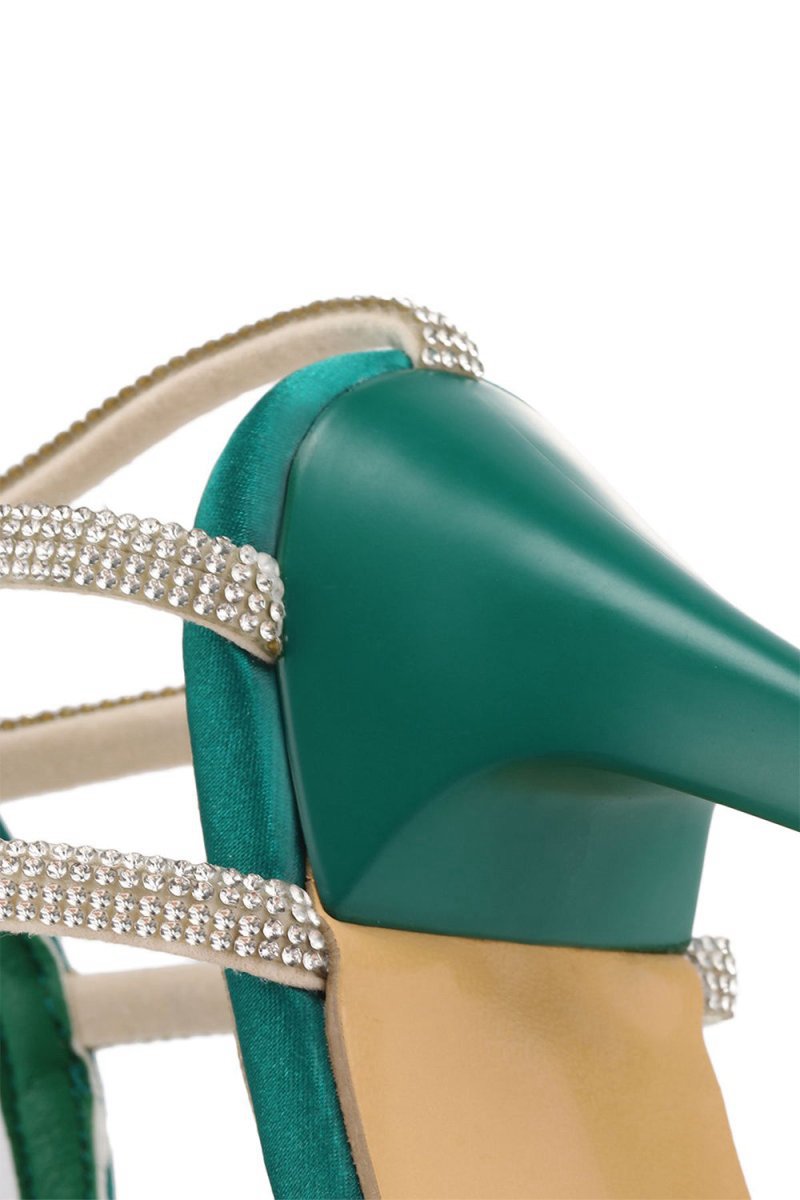 Buckle Fish Mouth High Heel Shoes