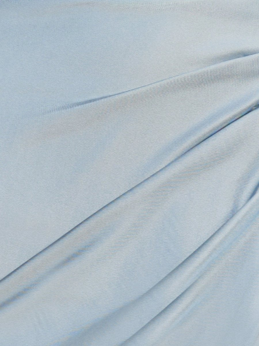 Mermaid Satin Long Prom Dresses with Slit