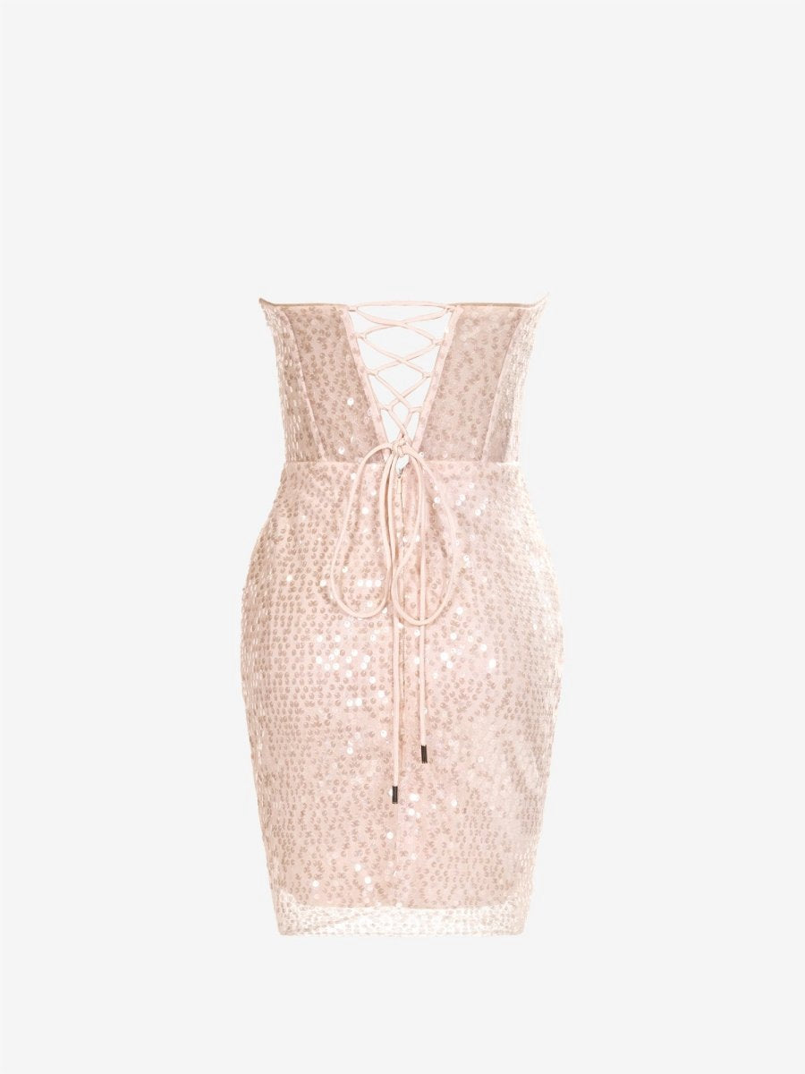 Sheath Sweetheart Sequins Homecoming Dresses