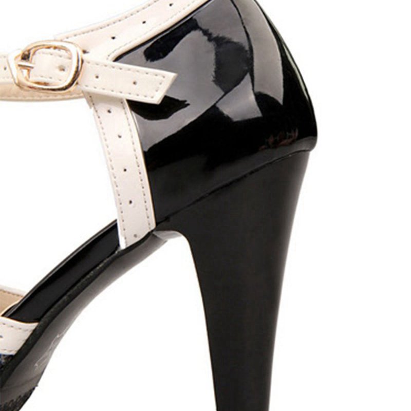 Retro Bow High Heel Shoes