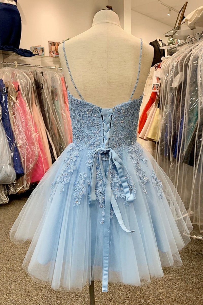 V Neck Short Homecoming Dresses