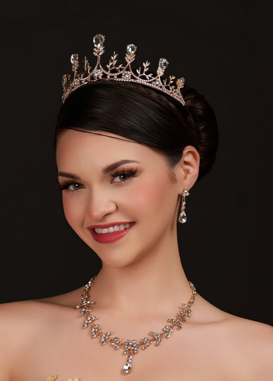 Champagne Tiaras for Women
