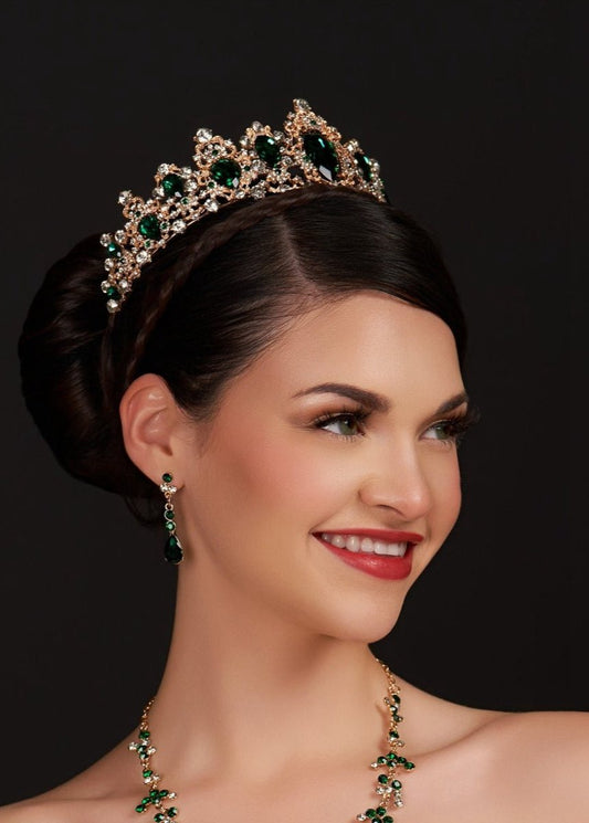 Emerald Tiara in Gold