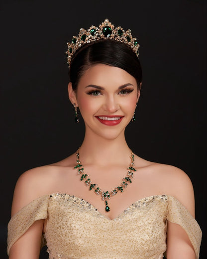 Emerald Tiara in Gold