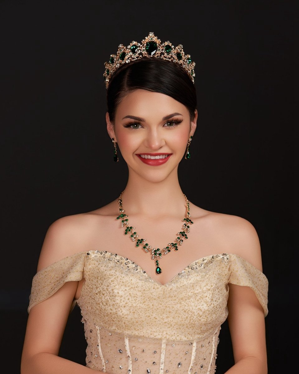 Emerald Tiara in Gold