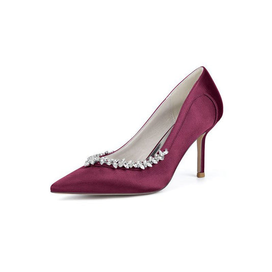 High Heels with Crystal Embellishments