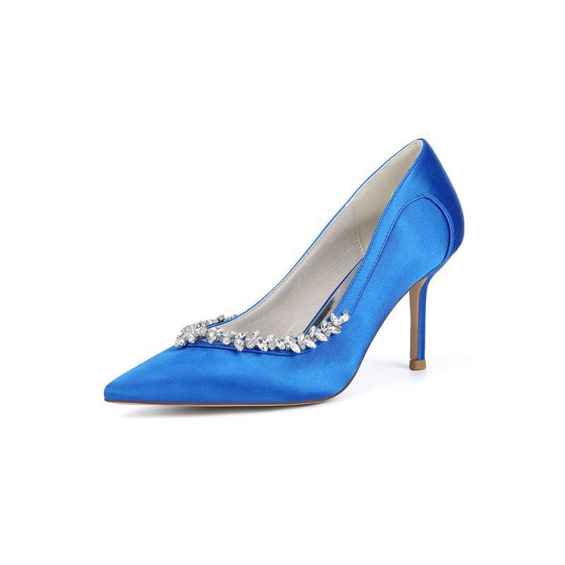 High Heels with Crystal Embellishments