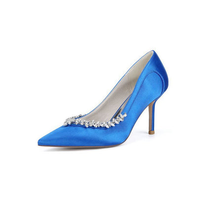 High Heels with Crystal Embellishments