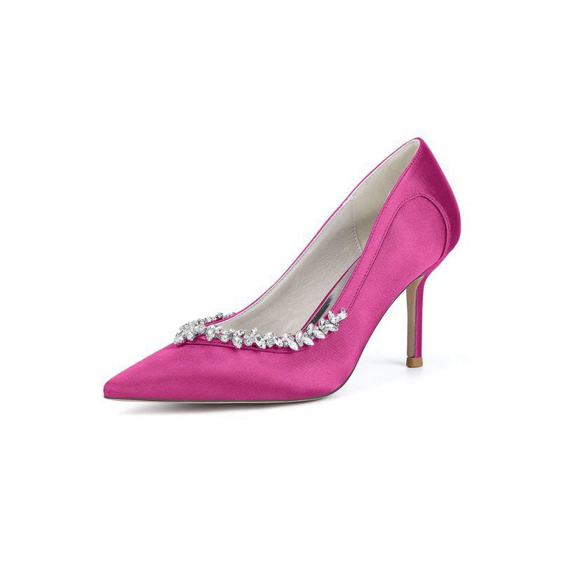 High Heels with Crystal Embellishments