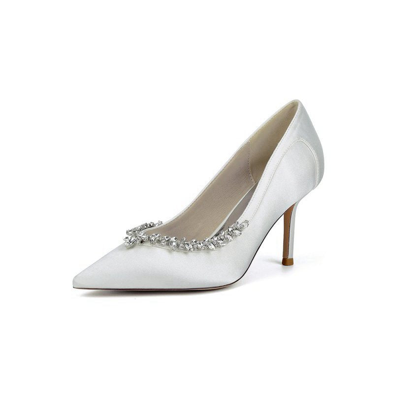 High Heels with Crystal Embellishments