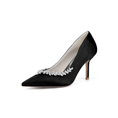 High Heels with Crystal Embellishments