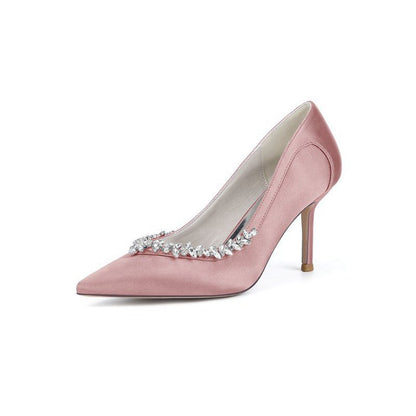High Heels with Crystal Embellishments