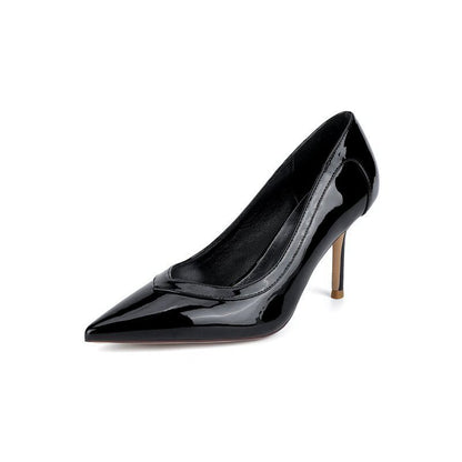 High Heels with Natural Wood Heel