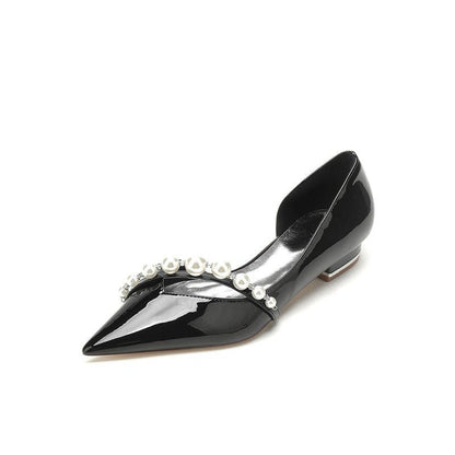 High Heels with Pearl and Rhinestone Embellishments