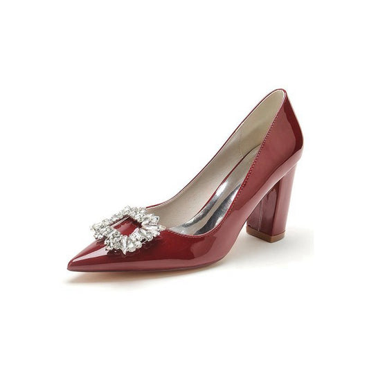 High Heels with Crystal Embellishment