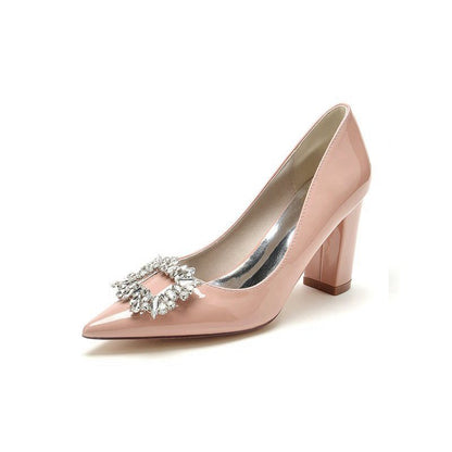 High Heels with Crystal Embellishment