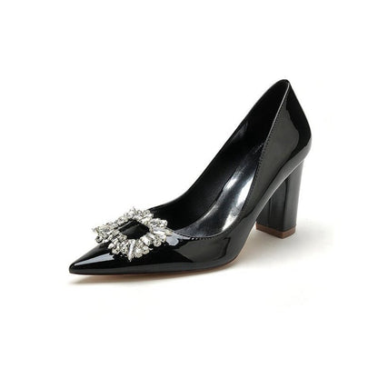 High Heels with Crystal Embellishment