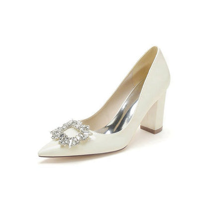 High Heels with Crystal Embellishment