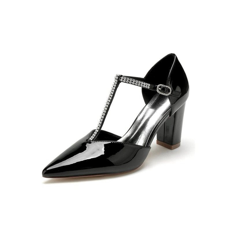 High Heels with Metallic Accents