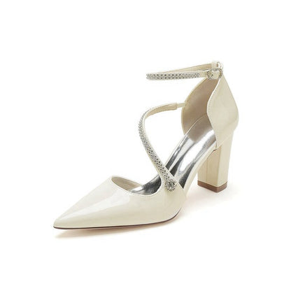 Chunky Heels with Chain Detailing