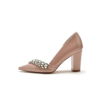 High Heels with Crystal Embellishments