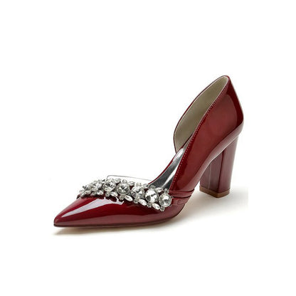 High Heels with Crystal Embellishments