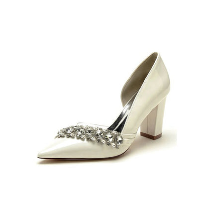 High Heels with Crystal Embellishments