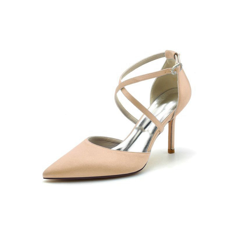 High Heels with Metallic Accents