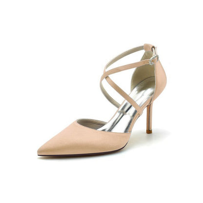 High Heels with Metallic Accents
